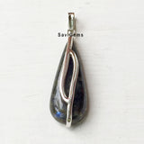 Labradorite Sterling Silver Pendant