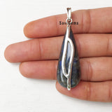 Labradorite Sterling Silver Pendant