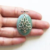 Green Aventurine Sterling Silver Pendant