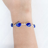 Lapis Lazuli Sterling Silver Bracelet