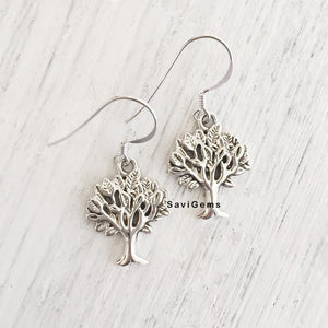 Spring Spree Tree Sterling Silver Earring