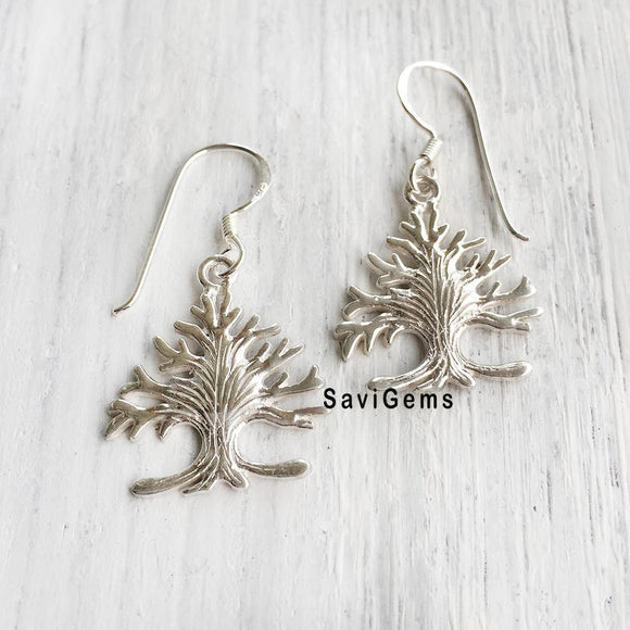 Blooming Tree Sterling Silver Earring