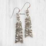 Silver Lotus Sterling Earring