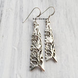 Silver Lotus Sterling Earring