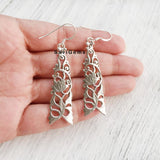 Silver Lotus Sterling Earring