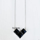 Black Onyx Sterling Silver Necklace