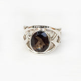 Smoky Quartz Sterling Silver Ring