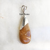 Jasper Sterling Silver Pendant