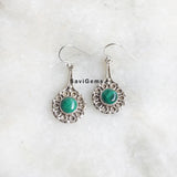 Malachite Sterling Silver Earring