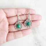 Malachite Sterling Silver Earring