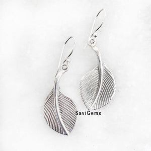 Leaf Sterling Silver Earring