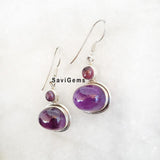 Amethyst Drop Sterling Silver Earring