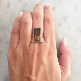 Tiger's Eye Sterling Silver Ring