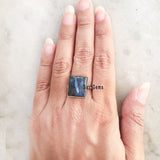 Labradorite Sterling Silver Ring