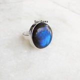 Labradorite Sterling Silver Ring