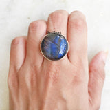 Labradorite Sterling Silver Ring