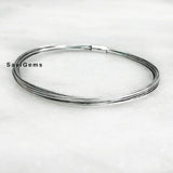 Sterling Silver Stacking Bangle