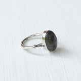 Labradorite Sterling Silver Ring