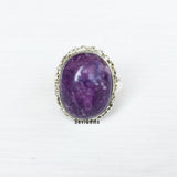 Charoite Sterling Silver Ring