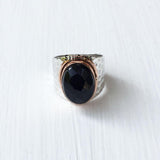 Black Onyx Sterling Silver Ring