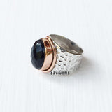 Black Onyx Sterling Silver Ring