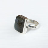 Labradorite Solid Sterling Silver Ring