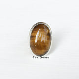 Tiger's Eye Sterling Silver Ring